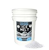 Home and Country USA Pail - Calcium Chloride Pellets for Ice Melt - Fast-Acting & Safe on Surfaces - Ideal for Driveways, Sidewalks, and Entryways (8 Pound)