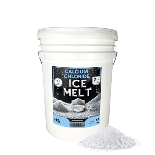 Home and Country USA Pail - Calcium Chloride Pellets for Ice Melt - Fast-Acting & Safe on Surfaces...