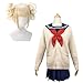 Produktbild GODNECE Cosplay Schuluniform, My Hero Academia Himiko Toga Cosplay Uniform mit Cosplay Perücke - XXL