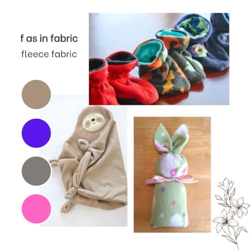F As In Fabric FF-FLEECE-HY-WHITE Polar Fleece Fabric thumb #3