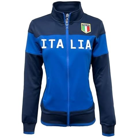 Just 4 Kicks Women's Italy Full Zip Track Jacket, Italia Warm-Up Jacket (AL) Cover