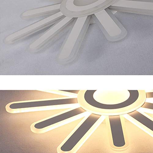 Plafonnier LED dimmable pour décoration de salon et chambre