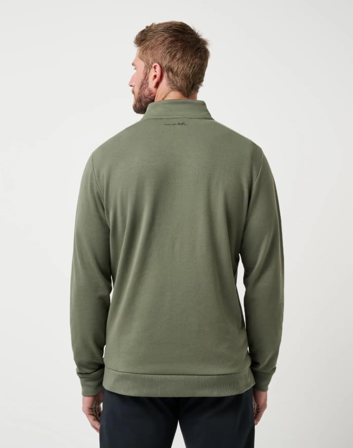 TravisMathew Men Cloud Quarter Zip 2.0 - Image 3