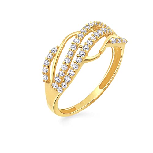 Malabar Gold & Diamonds Yellow Gold Ring for Women 22 K | 22 Kt (916) BIS Hallmark Certified Pure Gold Ring for Birthday, Anniversary, Rakshabandhan Gift - Image 3