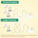 PumpMom-us Replacement Tubing for Medela New Pump in Style Maxflow Breast Pump, Compatible with Medela Spare Breastpump Parts Tubes