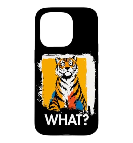 Tiger What?Tiger Meme Tiger Funny Say Animals �X�}�z�P�[�X iPhone 15 Pro �p