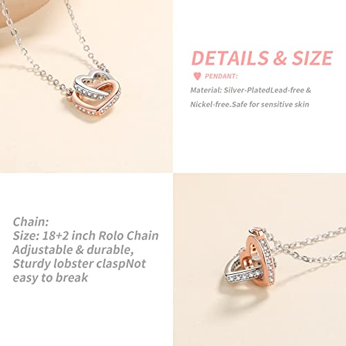 Niece Gifts from Auntie - Aunt Gifts from Niece - Aunt Niece Necklace for Birthday Christmas Graduation Wedding With Nice Message Card and Box3