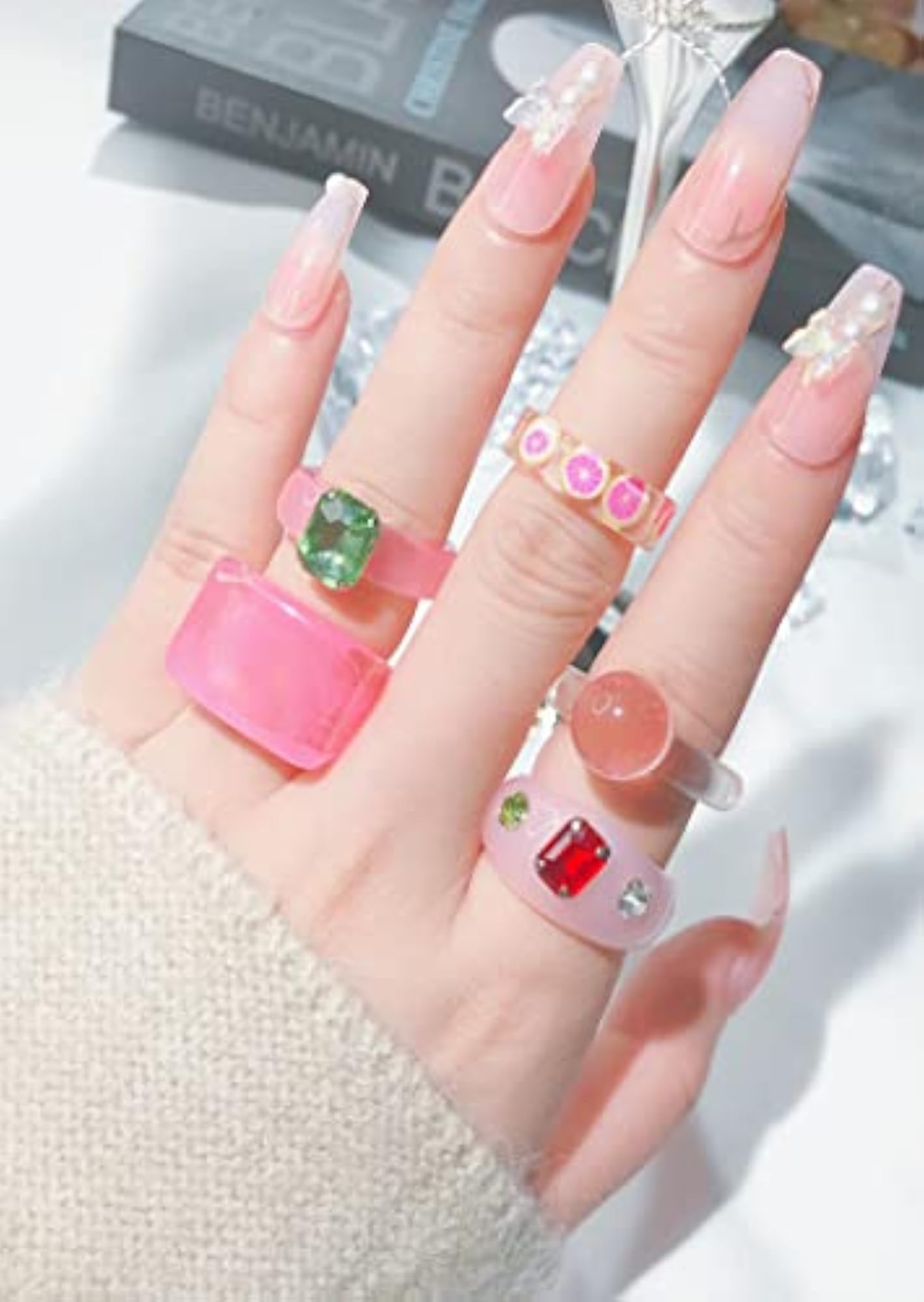 Enamelled Rings Combo for Men and Women
