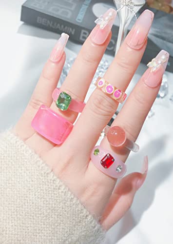 Enamelled Rings Combo for Men and Women