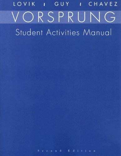 SAM for Lovik’s Vorsprung: A Communicative Introduction to German Language and Culture
