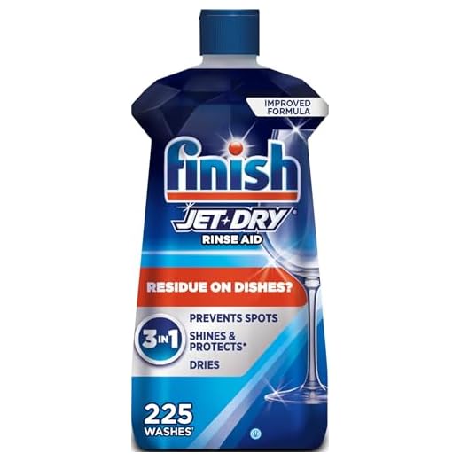 Finish Jet-Dry Rinse Aid, Dishwasher Rinse and Drying Agent, 23 fl oz, Packaging may vary