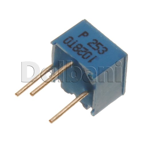 10pcs @$0.8 3362P-1-253LF Bourns Trimpot Cermet Trimmer POT 1 Turn .5W 25K