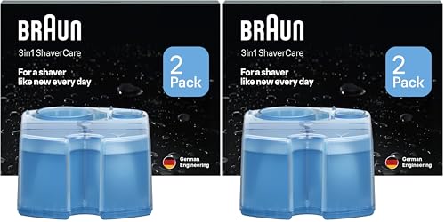 Braun ShaverCare 3In1 Cartucce Di Ricarica ORIGINALI Per Stazione SmartCare,