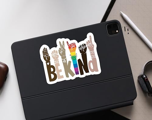 THATS IT – Be Kind Stickers – Vinyl Bumper Sticker for Car, Van, and SUV – Waterproof Decal for Waterbottle and Laptop – Indoor and Outdoor Use for MacBook – Removable Cup Decal – TI - 306