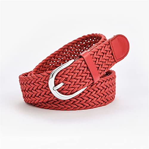 Canvas Elastic Braided Belt Elastic Fabric Woven Belt Casual Webbed Vintage Belt2