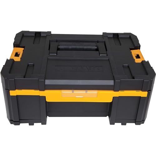 Image of DEWALT Tool Organizer, TSTAK III, Single Deep Drawer, Heavy Duty Latches, Removable Compartments for Small Tools and Accessories (DWST17803) (Pack of 4)