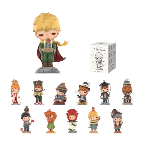 POP MART Hirono×Le Petit Prince Series Figures, Blind Box Figures, Random Design Action Figures Collectible Toys Home Decorations, Holiday Birthday Gifts, Single Box