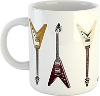 Celebrate the bold, rebellious spirit of rock ‘n’ roll with this Gibson Flying V Mug. Featuring the iconic Flying V guitar design, this mug is perfect for guitarists, music lovers, and rock enthusiasts alike. Whether you’re fueling up for a jam sessi...