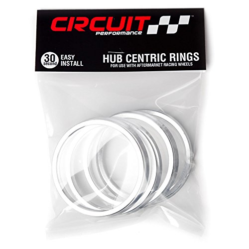 Circuit Performance CP-SET-HRN-ALU-73.1-56.1 73.1Mm Od To 56.1Mm Id Silver Aluminum Hub Centric Rings thumb #2