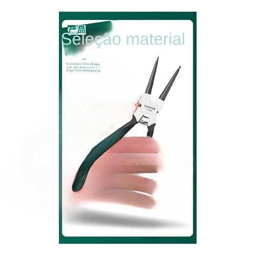 Jogo 4 Pcs Alicates Tirar Abrir Aneis 7 Polegada Estojo