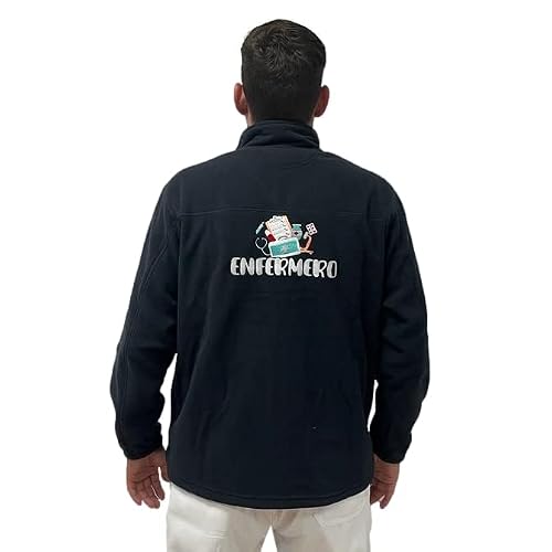 WEARK Chaqueta Forro Polar Térmico Personalizable Enfermería Hombre – Sudadera