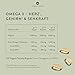 SUNDAY NATURAL® Omega 3 Vegan Forte - 120 Softgel Kapseln - 2.000 mg Algenöl pro Tagesdosis: 700 mg DHA + 360 mg EPA - Omega 3 Kapseln - Laborgeprüft