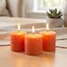 Richland Votive Candles Orange Unscented 10 Hour Burn Set of 72