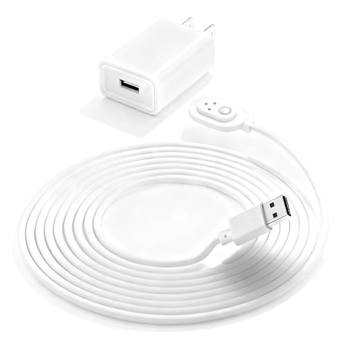 5V Charger Replacement for Arlo Pro 3, Arlo Pro 4, Arlo Pro 5S 2k, Arlo Ultra, Arlo Ultra 2 Security Camera USB Magnetic Cable Cord Power Adapter 3M （Not Replacement for Arlo Essential Spotlight）