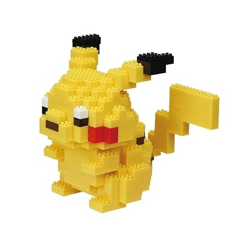 nanoblock - Pikachu Deluxe - Figurine Pokémon - Jeu de Construction - Activité 12 Ans et + - 560 Pièces - Taille Deluxe