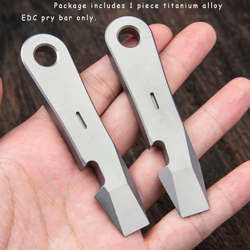 Mini pied-de-biche titane Hamans décapsuleur porte-clés outil EDC - 7