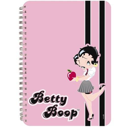 Betty Boop carnet rose cahier ligné pour ne plus rien oublier