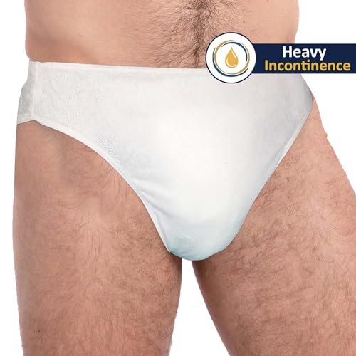 Image of Men Active Pull Up (Brief Style) (Pack of 5) For Urinary Incontinence with Capacity Up To 450ml with Secure Spill Guard Briefliner (S)
