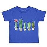 Custom Toddler T-Shirt Cactus Western Cotton Boy & Girl Clothes Funny Graphic Tee Royal Blue Design...