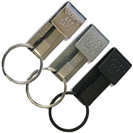 Okay's Key Safe Variety Pack. 1 Each Nickel, Black and Silver finishes. (3 Pack)