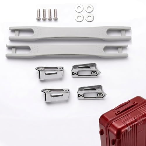 Image of Repair Replacement Luggage Wheel Part Accessories for VIP, Safari, American turistr, Skybag Suitcase Trolley Bag for Luggage Parts (2 PCS Grey Handle (NEW))
