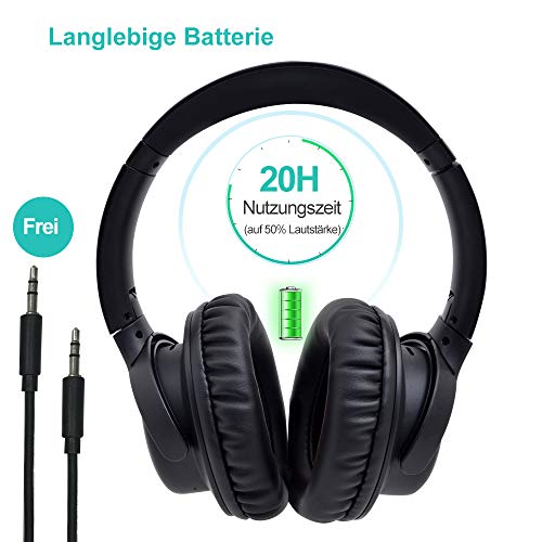 YAMAY Bluetooth Kopfhörer Over Ear,Kopfhörer Kabellos Bluetooth Headset