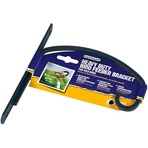 Gardman A01301 Bird Feeder Bracket, Black, 19.8 x 17.8 x 2 cm Cover