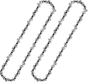 Supstable Lot de 2 mini chaînes de tronçonneuse de 8 Pouces pour tronçonneuse électrique portable sans fil de 8 Pouces