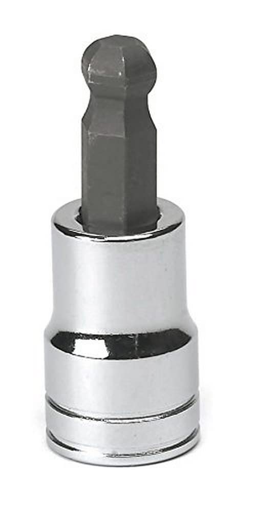 GEARWRENCH 3/8" Drive Ball End Hex Bit Metric Socket 8mm - 82504, Black, 1.850 in