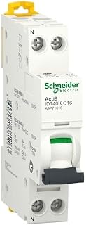 Schneider Electric Acti9 iDT40K Miniaturüberlastschalter Typ C, Pol 1-polig 20A 230V ac, Abschaltvermögen 4500 A Acti9