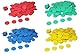 Spielchips rot (100 Stück) aus RE-Plastic® | Zählchips Marker Tokens ø 25 mm