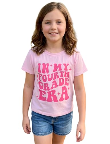 Image of Kids Girls First Day of School Shirt in My Pre-K /Kindergarten /First /Second /Third /Fourth /Fifth Grade Era T-Shirt