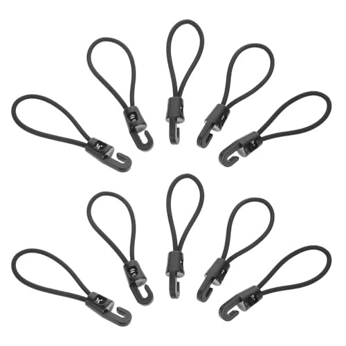 GALPADA 30 Stück Elastische Gepäckspanner in Schwarz mit...