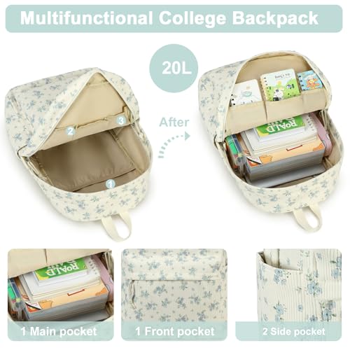 Image of Girls Backpack for Kids Elementary Bookbag Girly School bag Children Laptop Bag