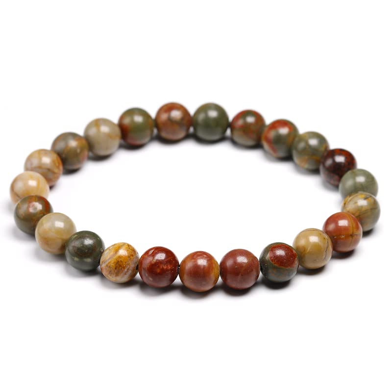 Bracelet en jaspe naturelle 10mm à porter au quotidien pour un style zen