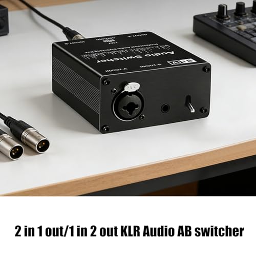 Conmutador de sonido pasivo analgico para microfonos y dispositivos de comunicacion 6