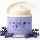 Manelix Magnesium Cream for Sleep - Topical Magnesium for Women, Muscle Relaxation, Calm, Moisturizing with Coconut Oil, Shea Butter & Hyaluronic Acid, 4.23 OZ, Safe for Kids (4.23 Ounce, Lavender)