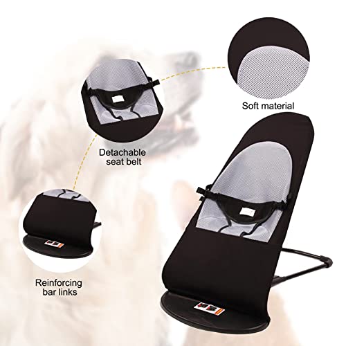 Dog Rocking Chair, Portable Cat Rocking Chair, Summer Pet Dog Bed Cat Sofa Foldable Rocking Chair Small Pet Rocking Bed #TOP2