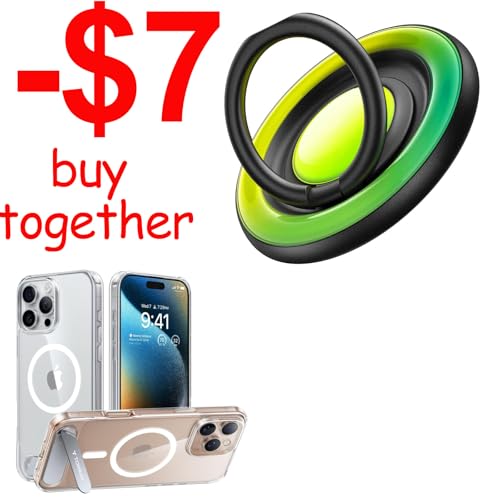 TORRAS Magnetic Case & Magnetic Phone Grip Ring Holder Kickstand