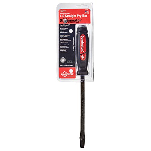 Mayhew 60141 7-S Dominator Pry Bar, Straight, 12-Inch OAL